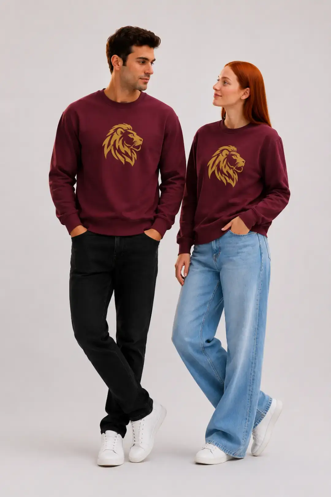 Custom Embroidered Sweatshirt for Men and Women | Unisex Sweatshirt | Sweatshirt for Unisex