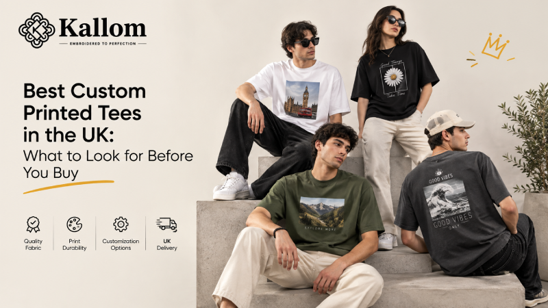Best custom printed tees in the UK