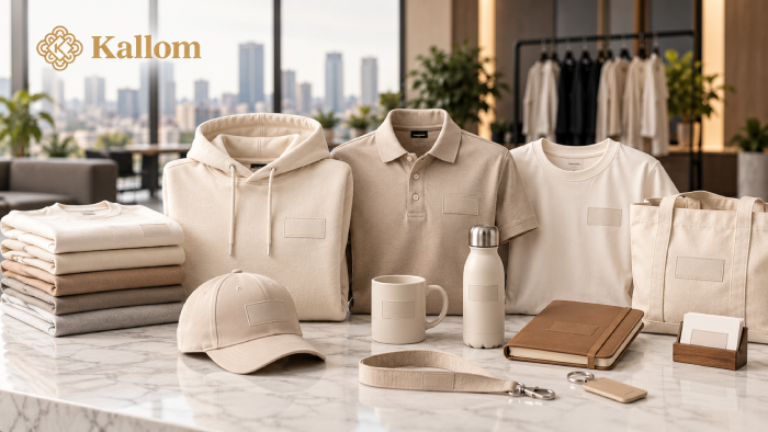 Selection of popular customisable workwear items including polo shirts, hoodies, hi-vis jackets and work trousers with embroidered company logos